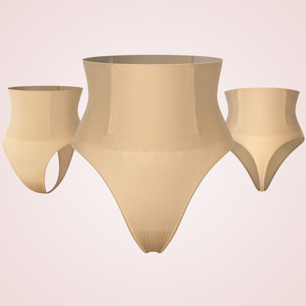 in colour sand 3d thong shapewear slay the waist